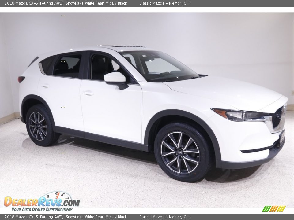 2018 Mazda CX-5 Touring AWD Snowflake White Pearl Mica / Black Photo #1