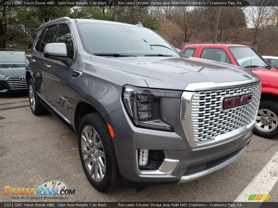 2021 GMC Yukon Denali 4WD Satin Steel Metallic / Jet Black Photo #2