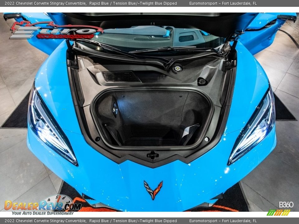2022 Chevrolet Corvette Stingray Convertible Rapid Blue / Tension Blue/­Twilight Blue Dipped Photo #32