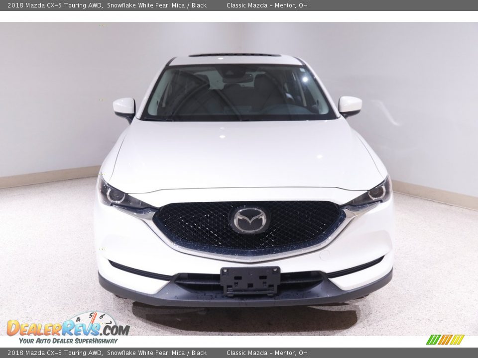 2018 Mazda CX-5 Touring AWD Snowflake White Pearl Mica / Black Photo #2