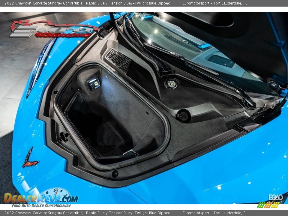 2022 Chevrolet Corvette Stingray Convertible Rapid Blue / Tension Blue/­Twilight Blue Dipped Photo #33