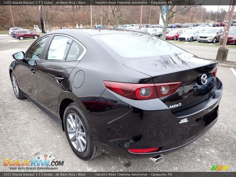 2022 Mazda Mazda3 2.5 S Sedan Jet Black Mica / Black Photo #4