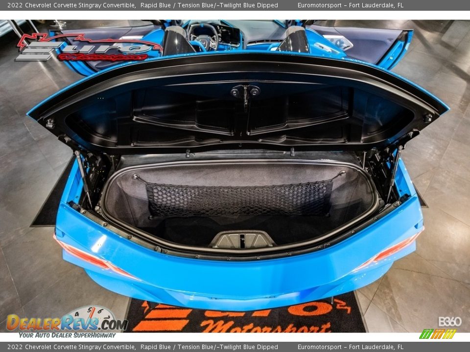2022 Chevrolet Corvette Stingray Convertible Rapid Blue / Tension Blue/­Twilight Blue Dipped Photo #35