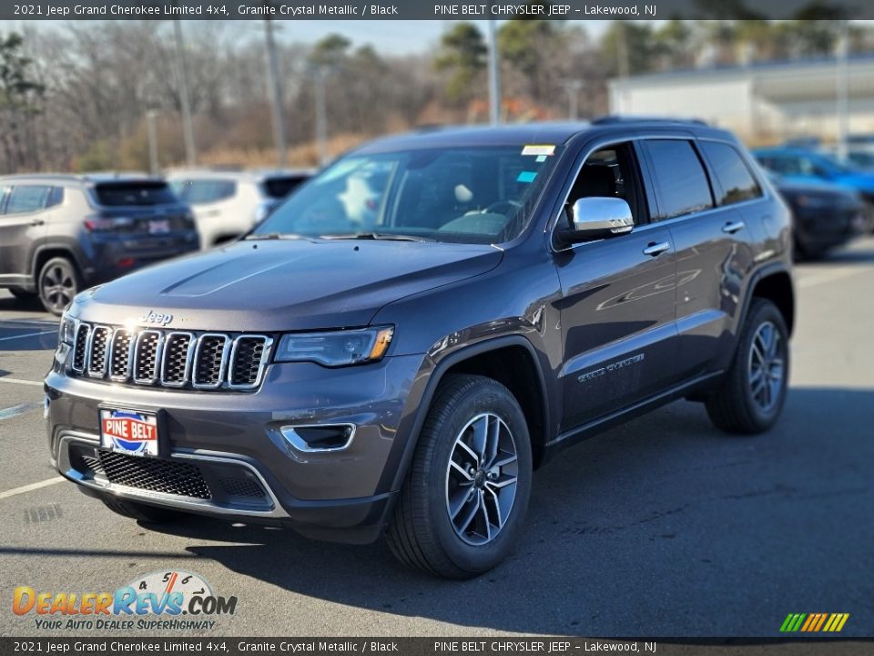 2021 Jeep Grand Cherokee Limited 4x4 Granite Crystal Metallic / Black Photo #1