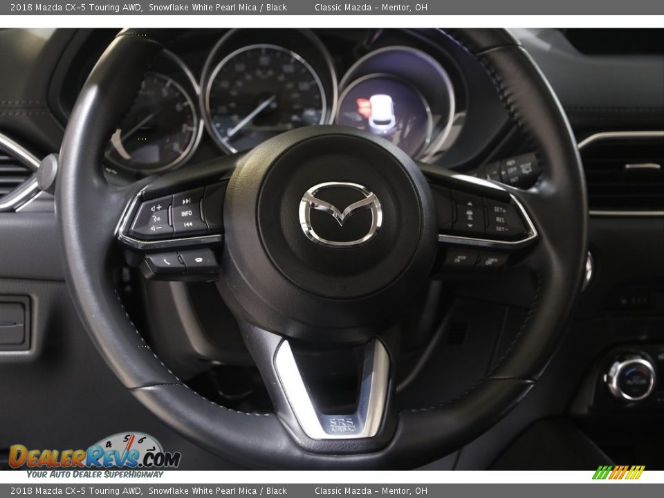 2018 Mazda CX-5 Touring AWD Snowflake White Pearl Mica / Black Photo #7
