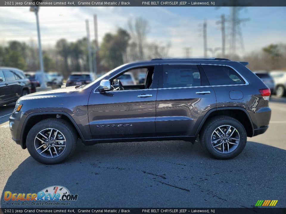 2021 Jeep Grand Cherokee Limited 4x4 Granite Crystal Metallic / Black Photo #3