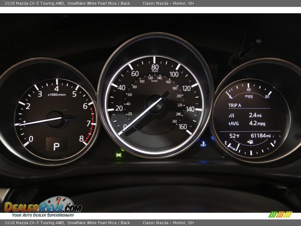 2018 Mazda CX-5 Touring AWD Snowflake White Pearl Mica / Black Photo #8