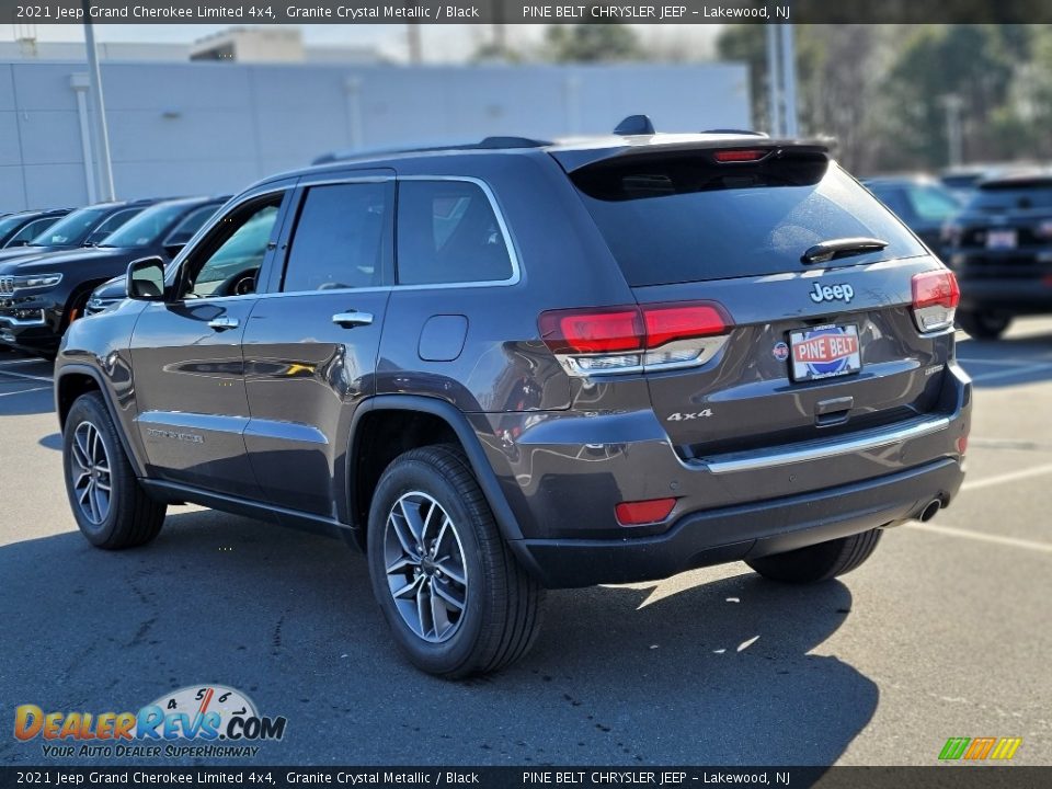 2021 Jeep Grand Cherokee Limited 4x4 Granite Crystal Metallic / Black Photo #4