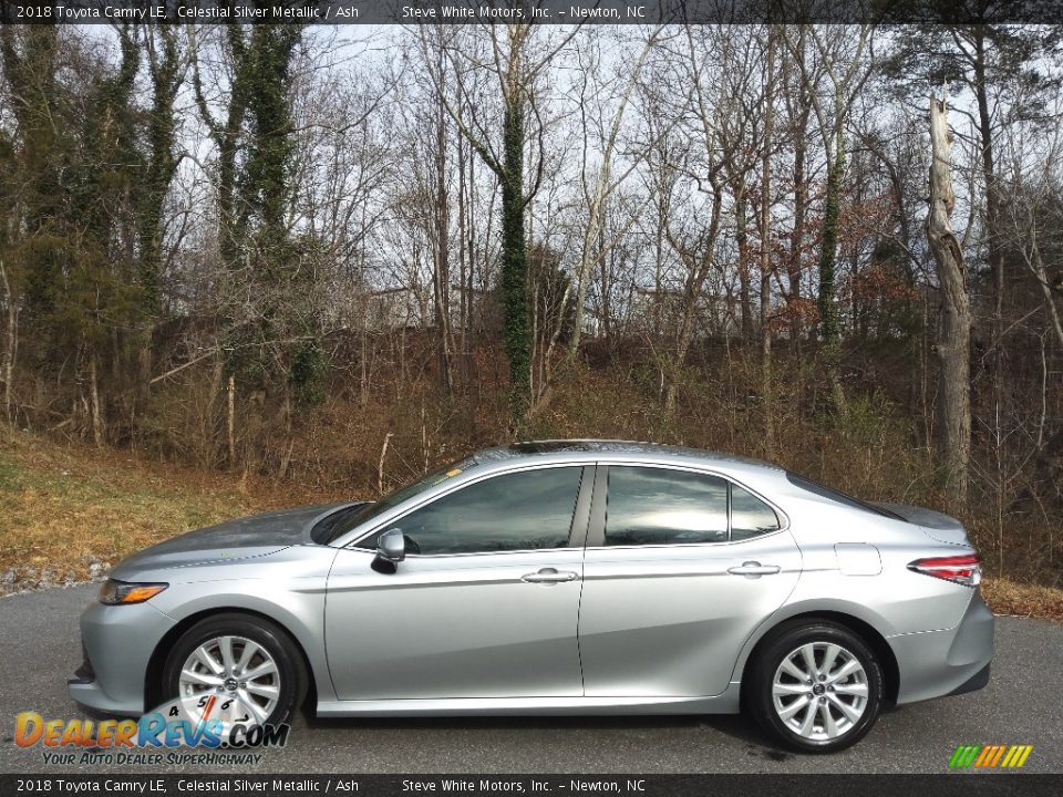 2018 Toyota Camry LE Celestial Silver Metallic / Ash Photo #1