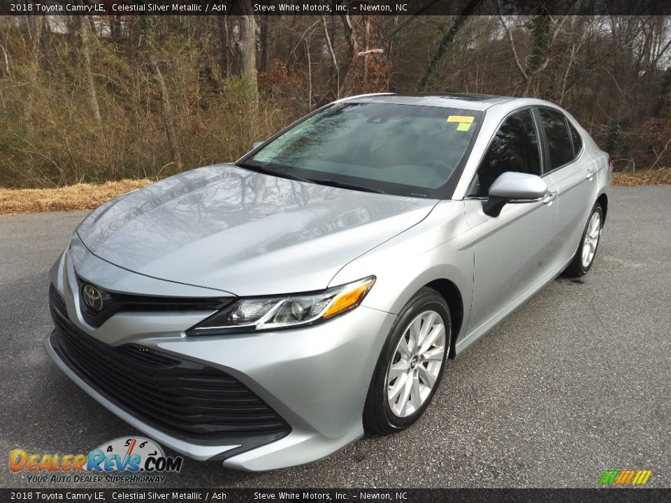 2018 Toyota Camry LE Celestial Silver Metallic / Ash Photo #3