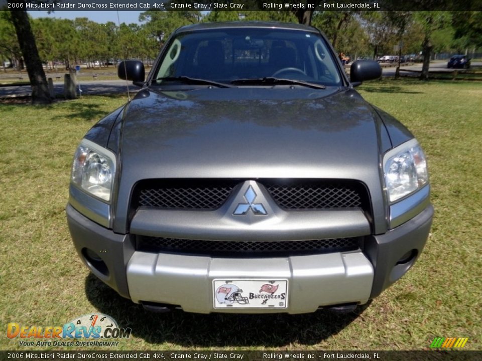 2006 Mitsubishi Raider DuroCross Extended Cab 4x4 Granite Gray / Slate Gray Photo #15