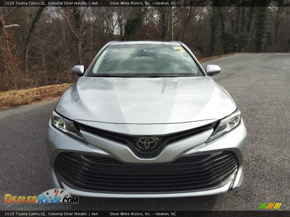 2018 Toyota Camry LE Celestial Silver Metallic / Ash Photo #4