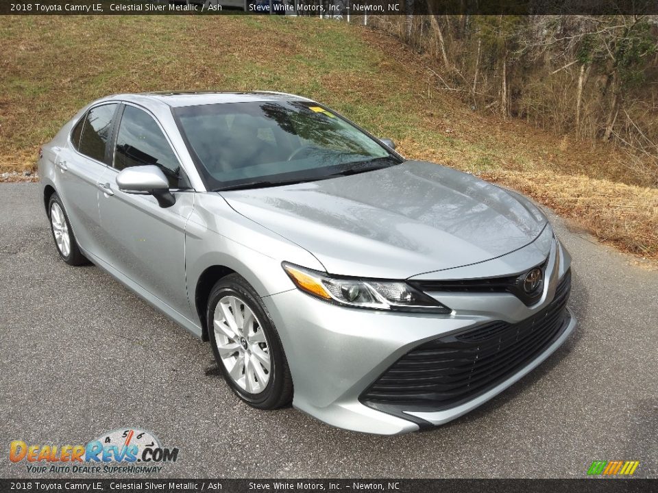 2018 Toyota Camry LE Celestial Silver Metallic / Ash Photo #5