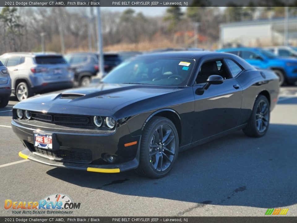 2021 Dodge Challenger GT AWD Pitch Black / Black Photo #1