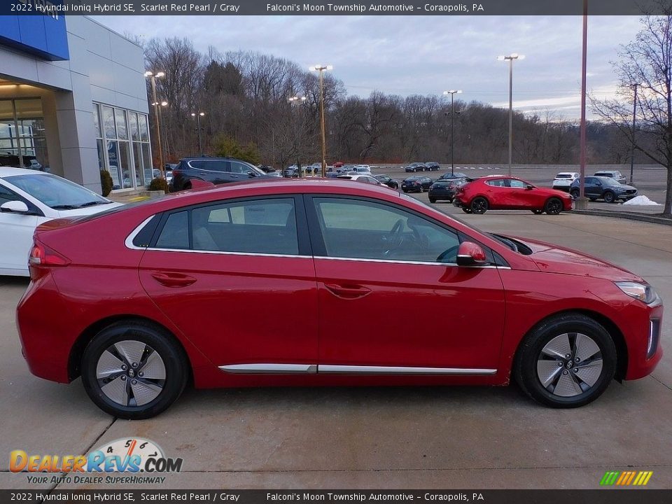 2022 Hyundai Ioniq Hybrid SE Scarlet Red Pearl / Gray Photo #1