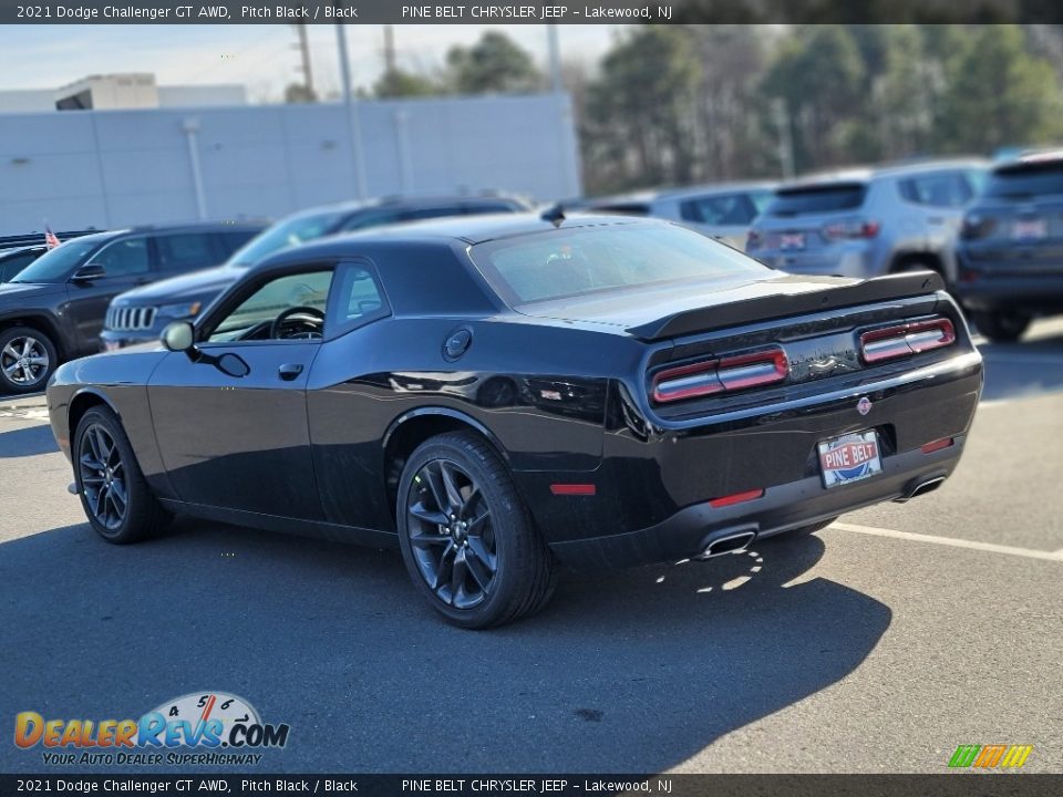 2021 Dodge Challenger GT AWD Pitch Black / Black Photo #4