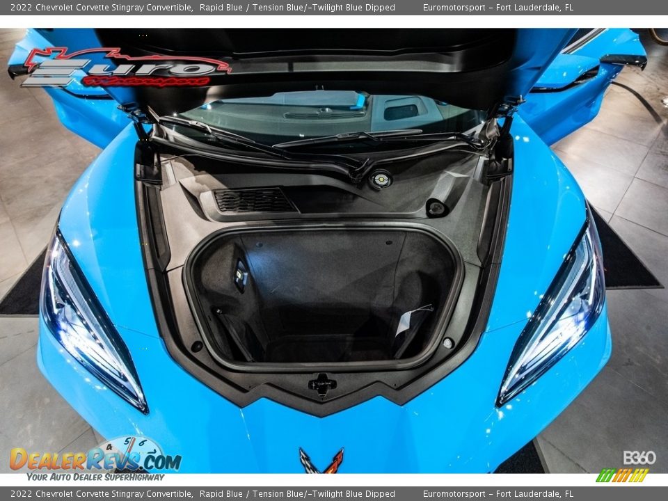 2022 Chevrolet Corvette Stingray Convertible Rapid Blue / Tension Blue/­Twilight Blue Dipped Photo #51