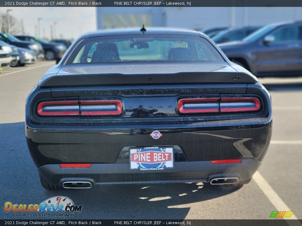 2021 Dodge Challenger GT AWD Pitch Black / Black Photo #5