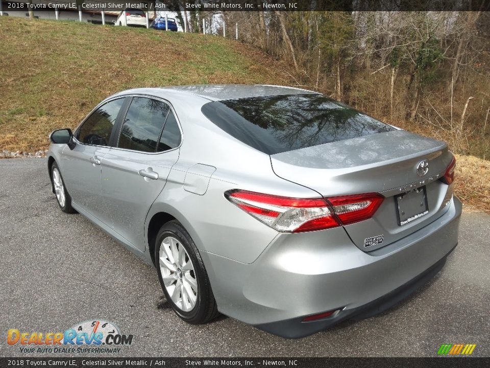 2018 Toyota Camry LE Celestial Silver Metallic / Ash Photo #10