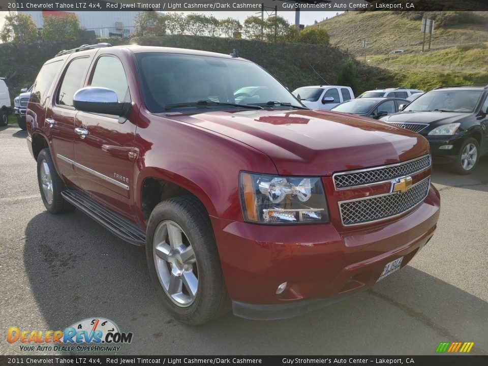 2011 Chevrolet Tahoe LTZ 4x4 Red Jewel Tintcoat / Light Cashmere/Dark Cashmere Photo #1