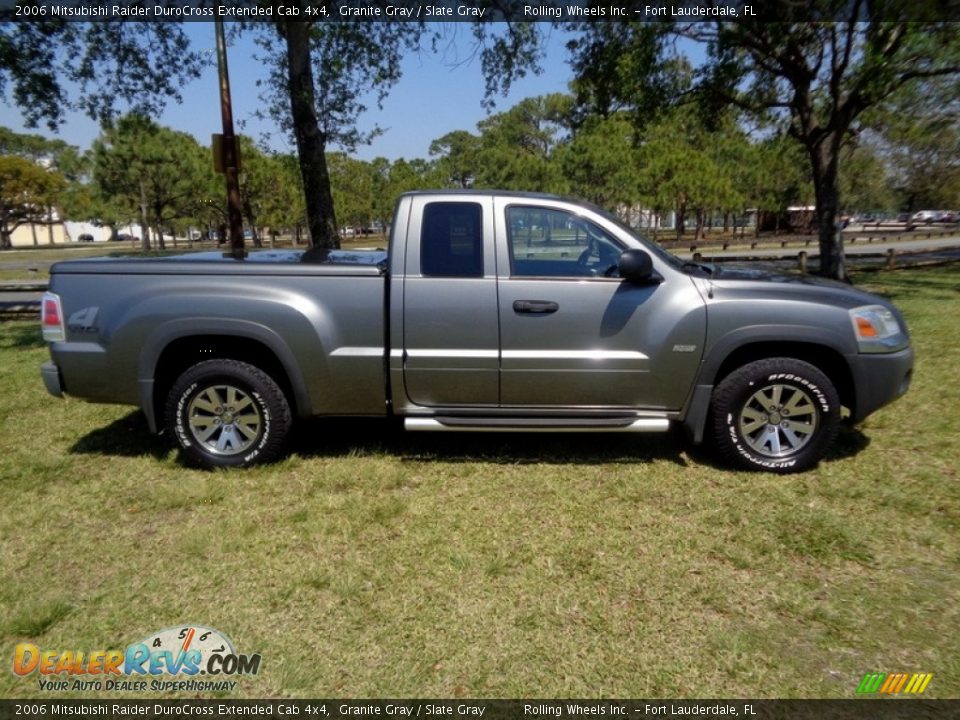 Granite Gray 2006 Mitsubishi Raider DuroCross Extended Cab 4x4 Photo #24