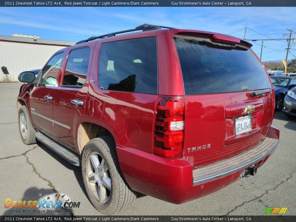 2011 Chevrolet Tahoe LTZ 4x4 Red Jewel Tintcoat / Light Cashmere/Dark Cashmere Photo #5