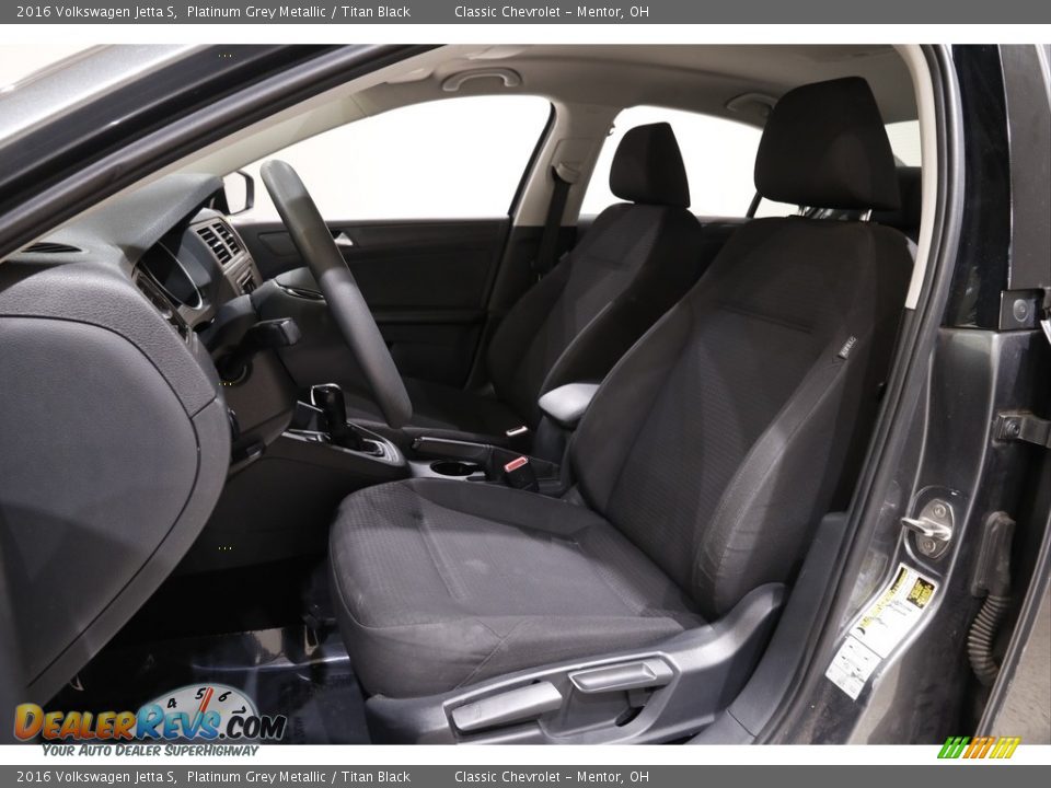 2016 Volkswagen Jetta S Platinum Grey Metallic / Titan Black Photo #5