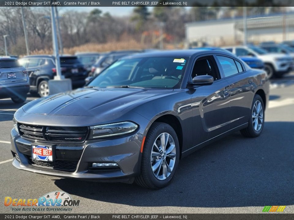 2021 Dodge Charger SXT AWD Granite Pearl / Black Photo #1