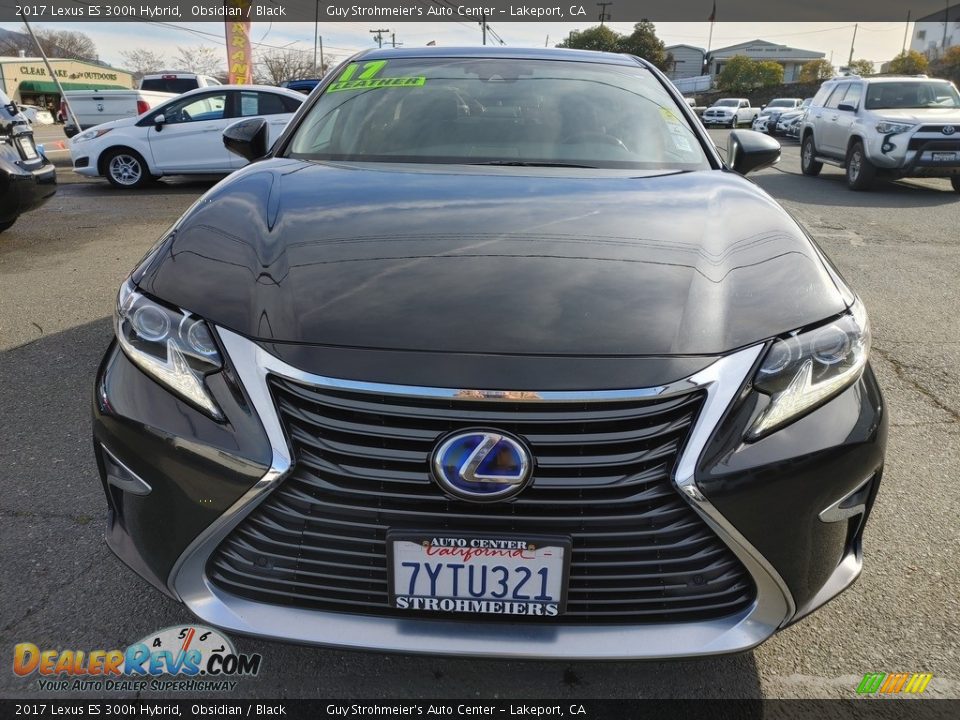 2017 Lexus ES 300h Hybrid Obsidian / Black Photo #2