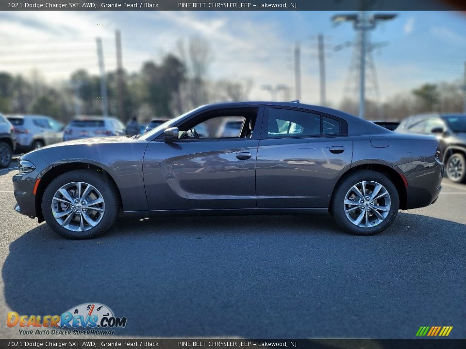 2021 Dodge Charger SXT AWD Granite Pearl / Black Photo #3