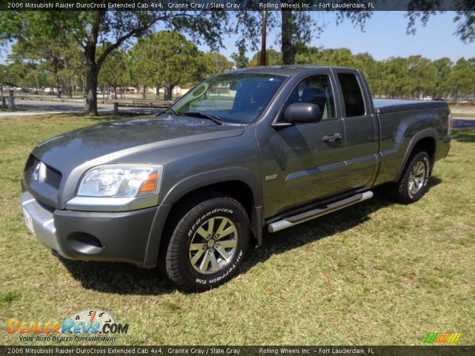 Granite Gray 2006 Mitsubishi Raider DuroCross Extended Cab 4x4 Photo #35