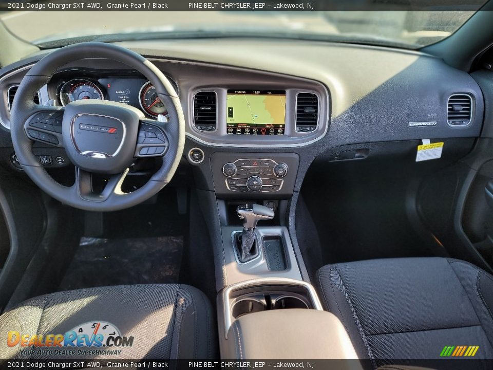 2021 Dodge Charger SXT AWD Granite Pearl / Black Photo #6