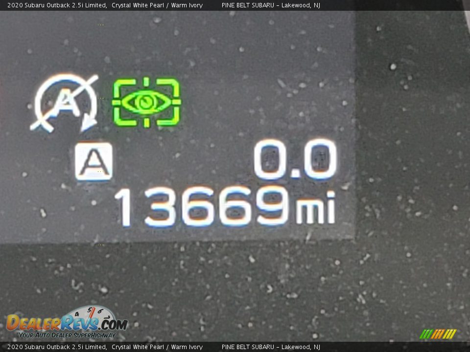 2020 Subaru Outback 2.5i Limited Crystal White Pearl / Warm Ivory Photo #3