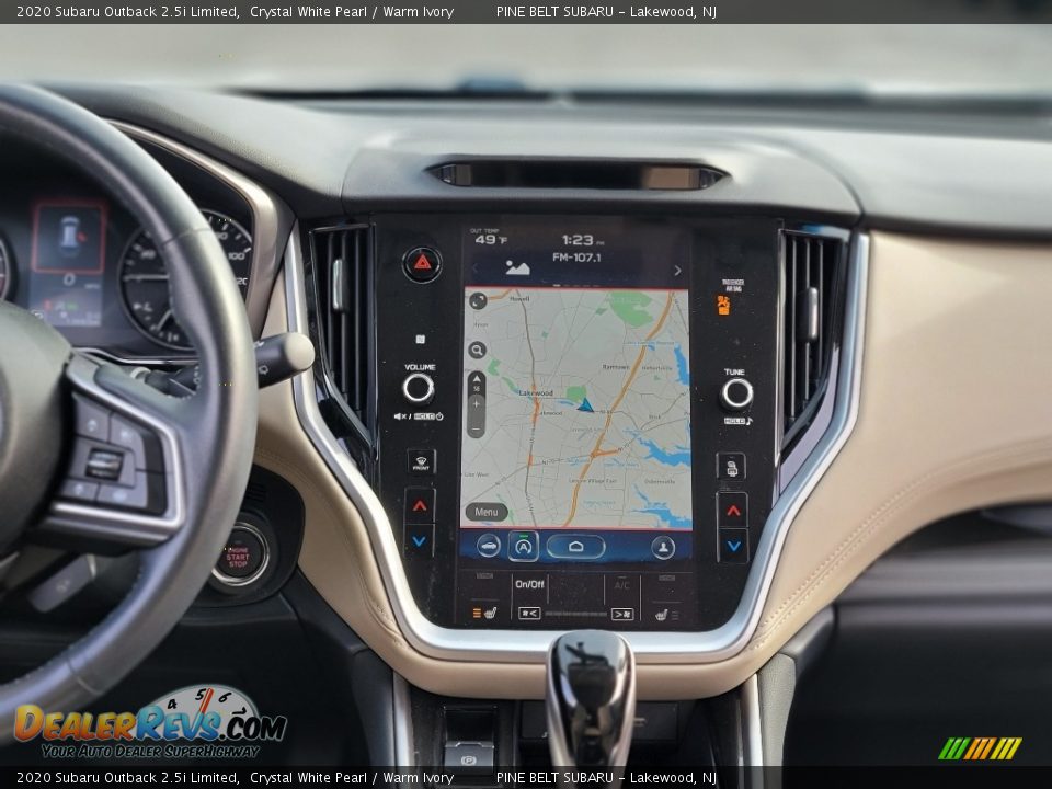 2020 Subaru Outback 2.5i Limited Crystal White Pearl / Warm Ivory Photo #4