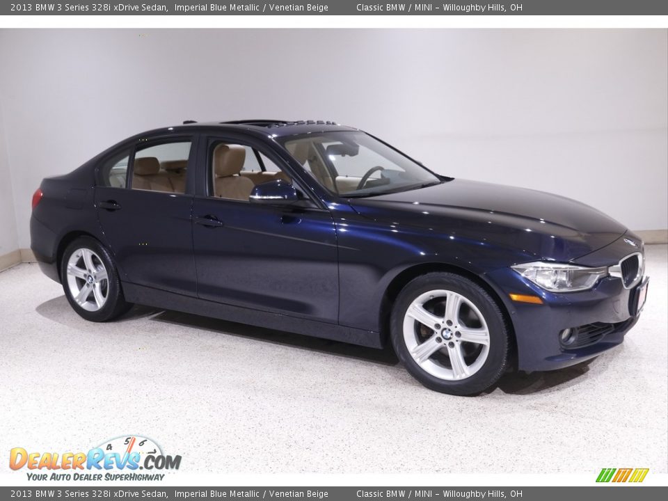 2013 BMW 3 Series 328i xDrive Sedan Imperial Blue Metallic / Venetian Beige Photo #1