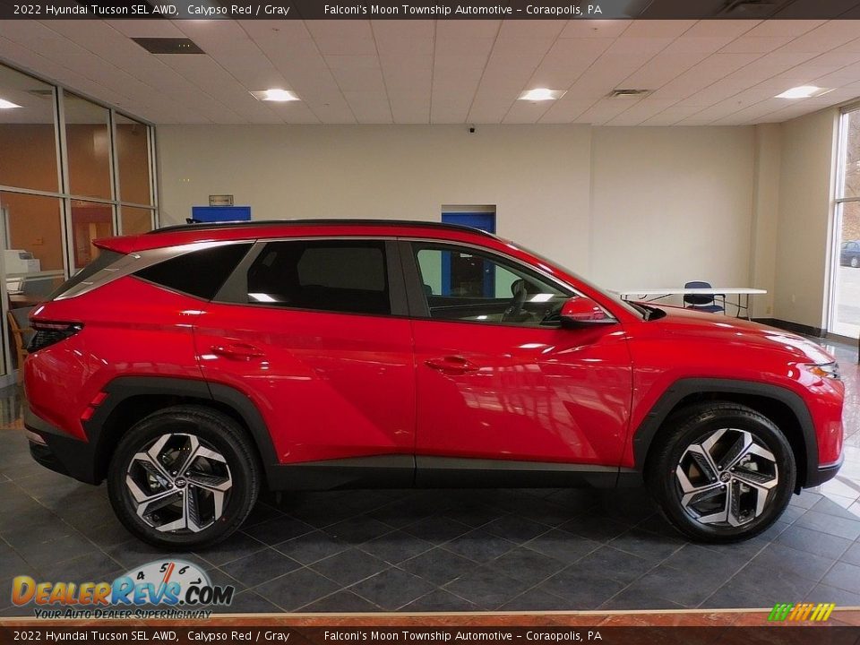 Calypso Red 2022 Hyundai Tucson SEL AWD Photo #1