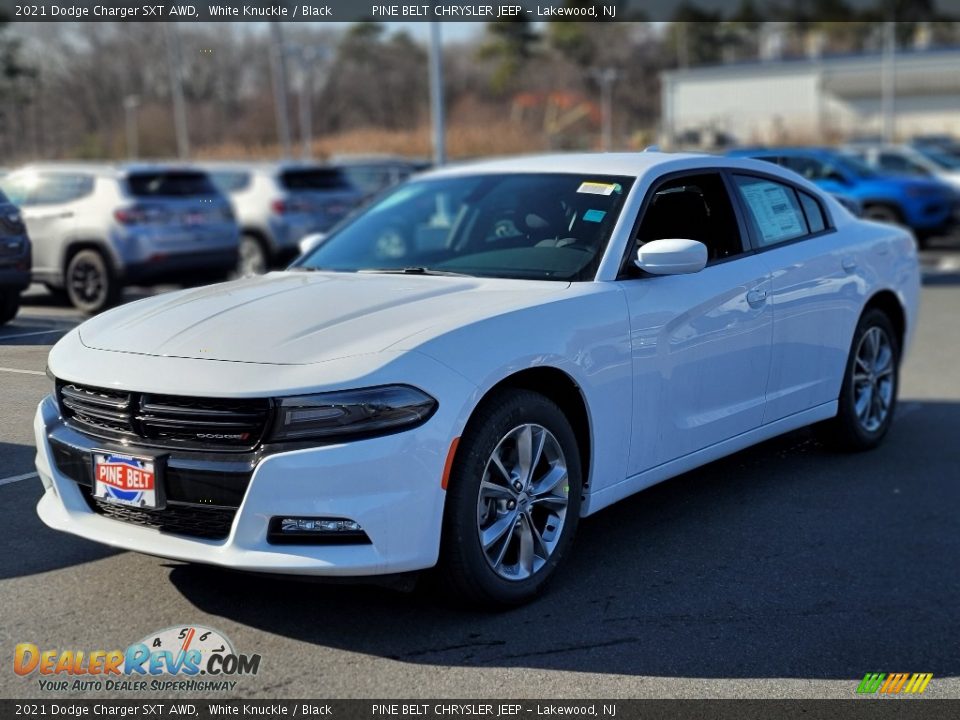 2021 Dodge Charger SXT AWD White Knuckle / Black Photo #1