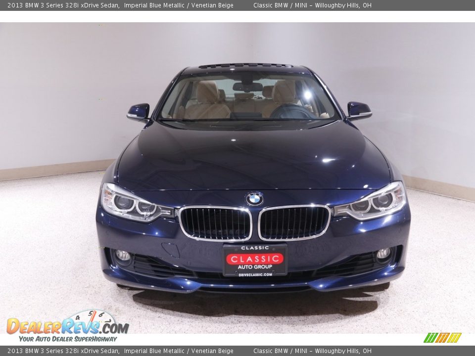 2013 BMW 3 Series 328i xDrive Sedan Imperial Blue Metallic / Venetian Beige Photo #2