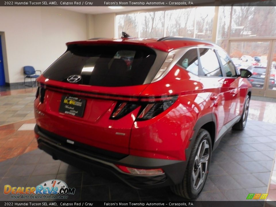 2022 Hyundai Tucson SEL AWD Calypso Red / Gray Photo #2