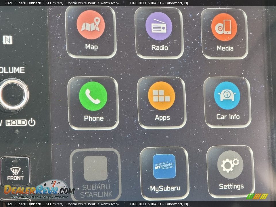 2020 Subaru Outback 2.5i Limited Crystal White Pearl / Warm Ivory Photo #9