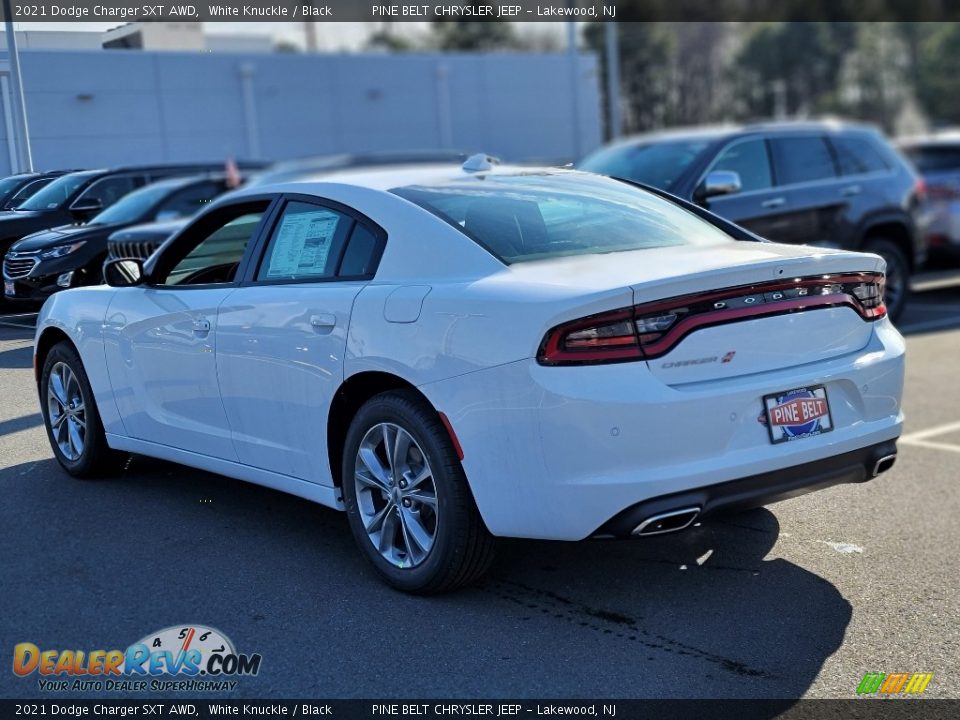 2021 Dodge Charger SXT AWD White Knuckle / Black Photo #4