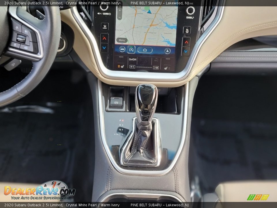 2020 Subaru Outback 2.5i Limited Crystal White Pearl / Warm Ivory Photo #10