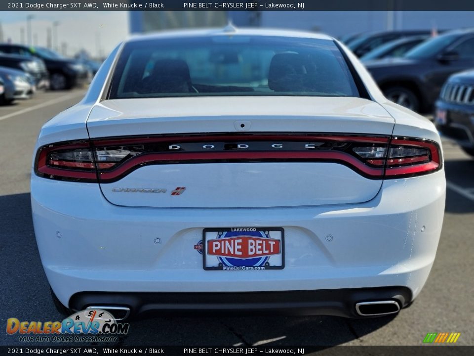 2021 Dodge Charger SXT AWD White Knuckle / Black Photo #5