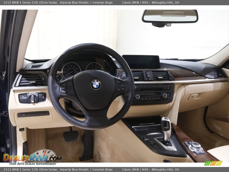 2013 BMW 3 Series 328i xDrive Sedan Imperial Blue Metallic / Venetian Beige Photo #6