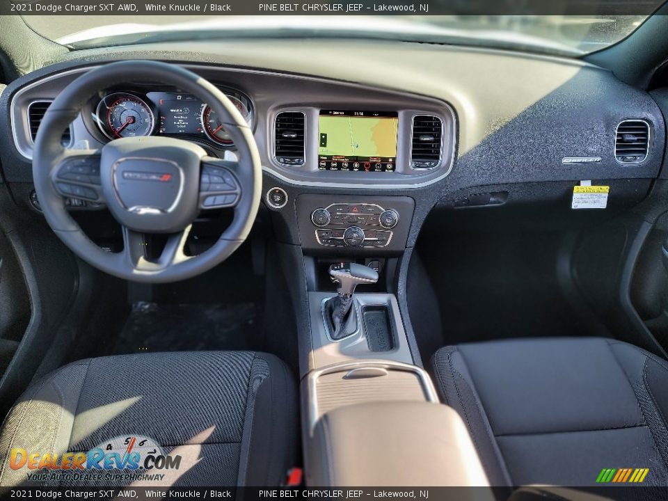 2021 Dodge Charger SXT AWD White Knuckle / Black Photo #6