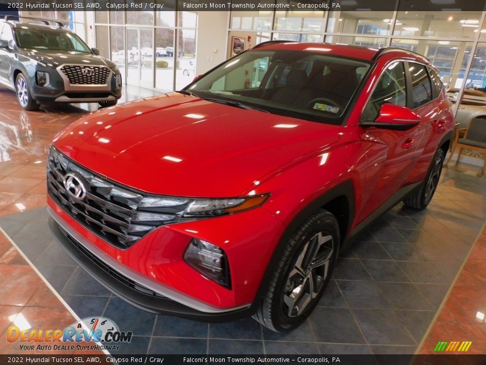 2022 Hyundai Tucson SEL AWD Calypso Red / Gray Photo #7