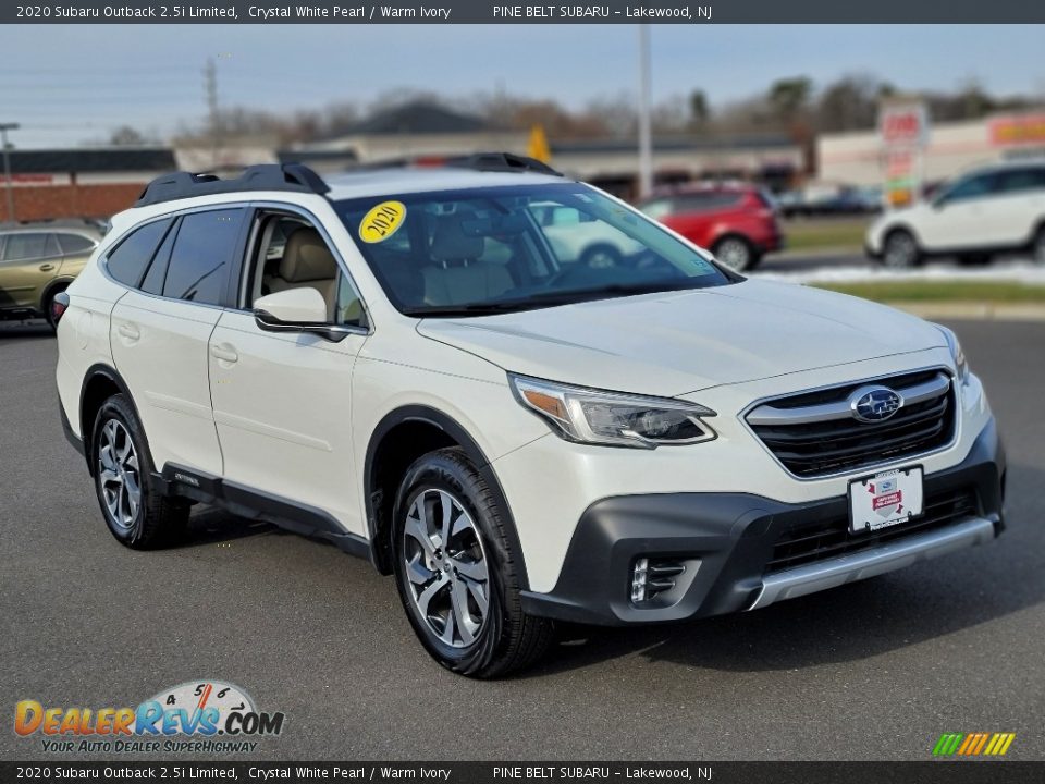 2020 Subaru Outback 2.5i Limited Crystal White Pearl / Warm Ivory Photo #16
