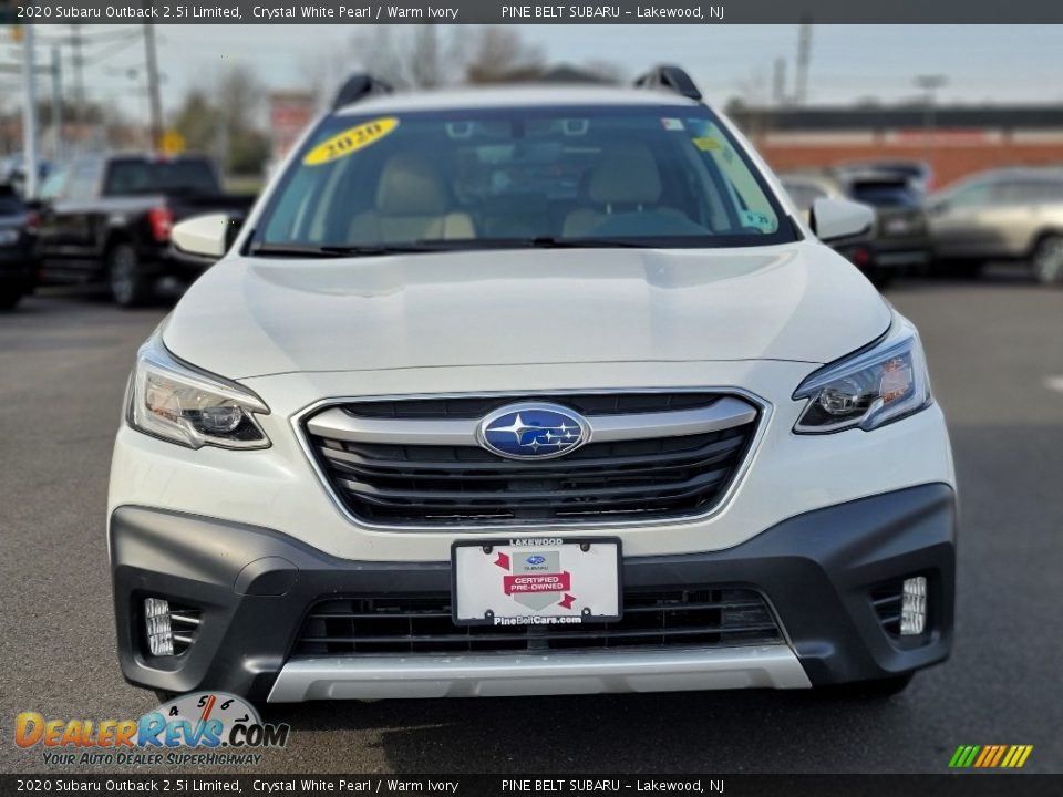 2020 Subaru Outback 2.5i Limited Crystal White Pearl / Warm Ivory Photo #18