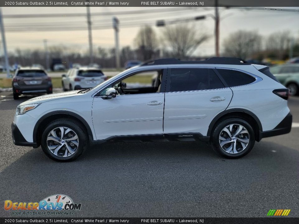 2020 Subaru Outback 2.5i Limited Crystal White Pearl / Warm Ivory Photo #19