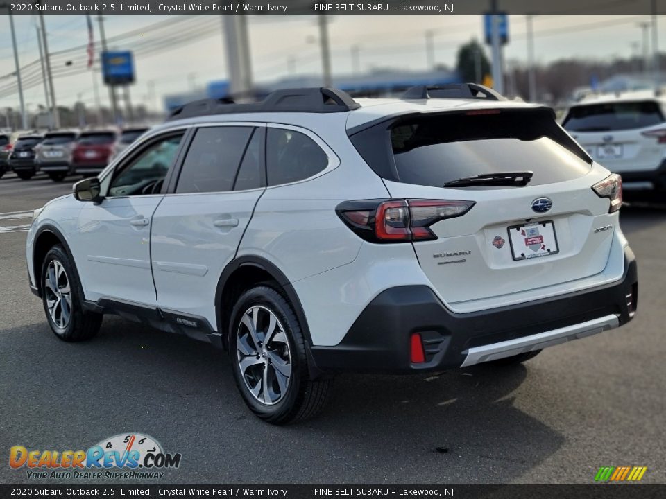 2020 Subaru Outback 2.5i Limited Crystal White Pearl / Warm Ivory Photo #20